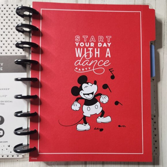 The Happy Planner Disney Minnie Mickey Mouse Goals and Positivity Guided Journal - Picture 3 of 9